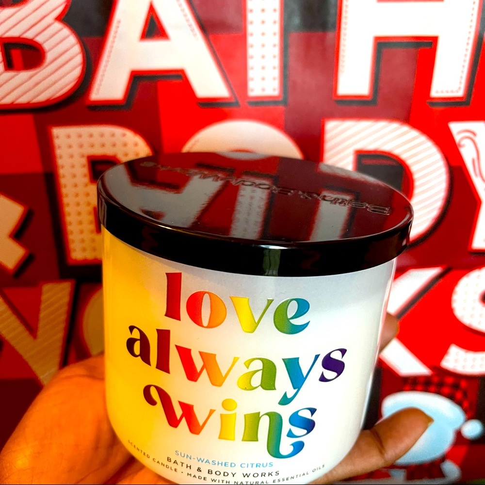 Love Always Wins- BBW 3 wick